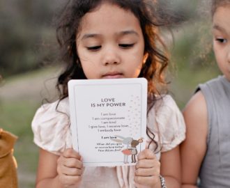 Love Powered Affirmation Cards Kids Mindfulness