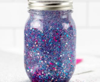kids mindfulness glitter jar