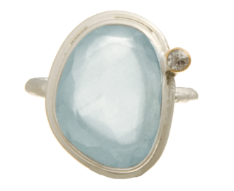 Emily Rose Gems Aquamarine Ring