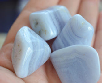 Blue Lace Agate Crystal for Pisces