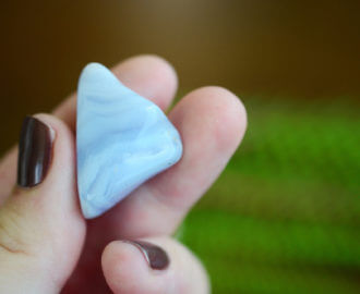 Blue Lace Agate Crystal for Gemini