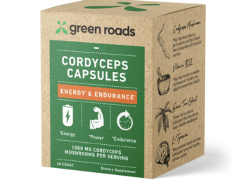 green roads cordyceps mushroom capsules