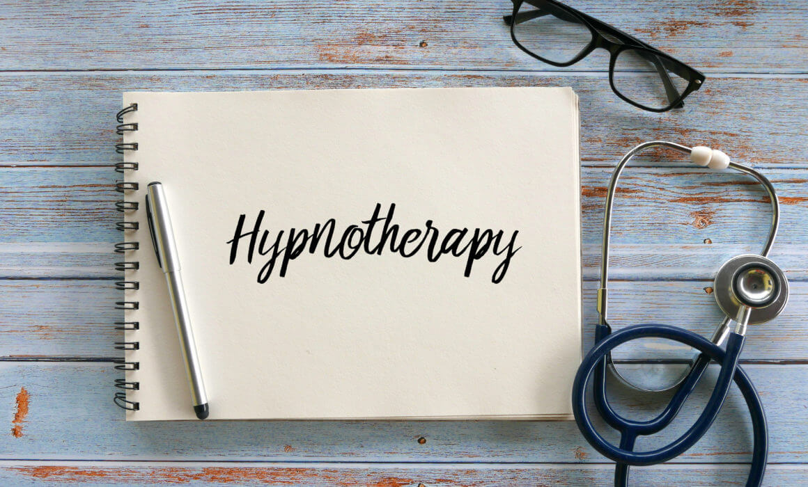 hypnotherapy written on a pad
