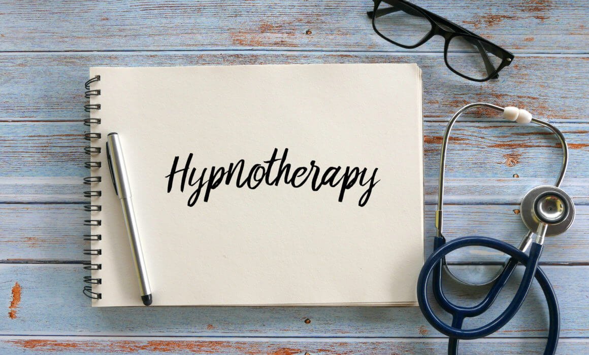 hypnotherapy written on a pad