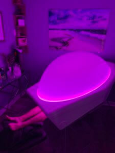 Chromotherapy in the Somadome meditation pod