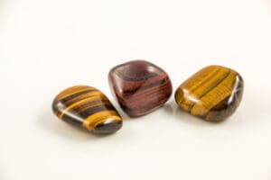 Tiger's eye crystal for holiday stress.