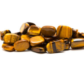 Tiger's eye crystal for new beginnings.