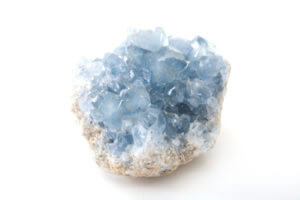 celestite crystal for holiday stress relief