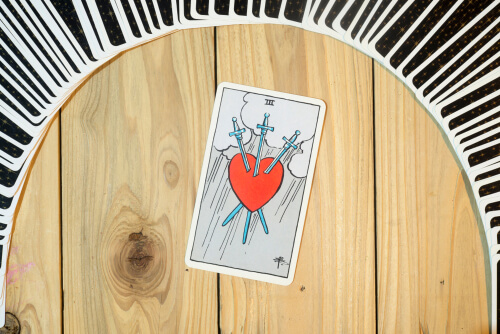 Three of Swords Tarot Card to Predict Love