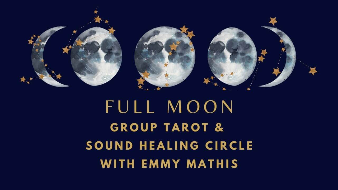 Full Moon Sound Bath & Group Tarot Healing Circle in Sudbury, MA