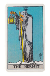The Hermit tarot card to predict love