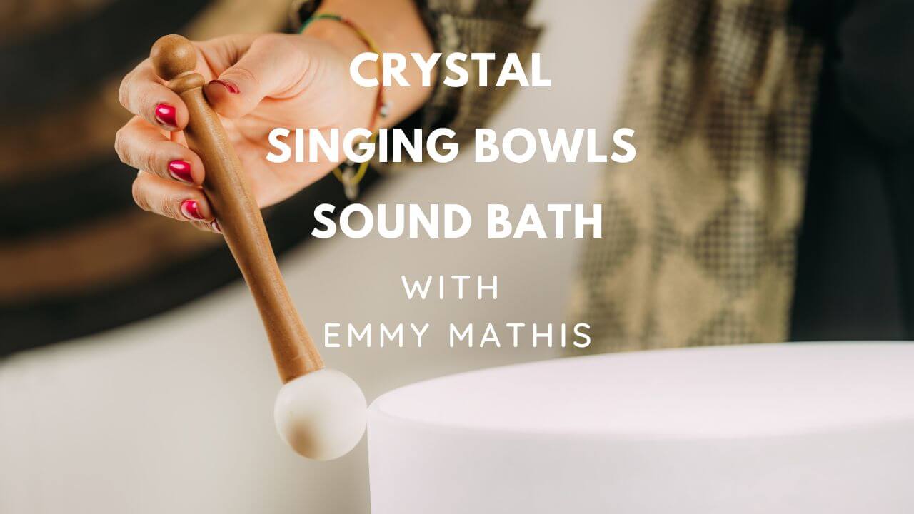 crystal singing bowls sound bath in Sudbury MA